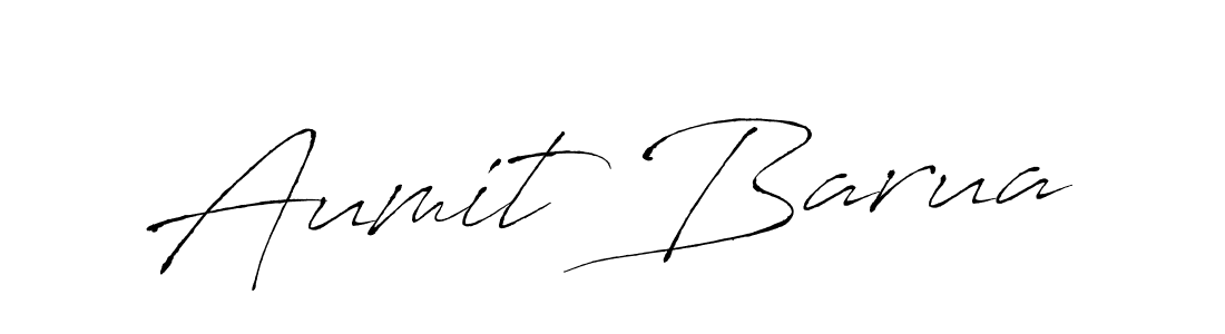 Create a beautiful signature design for name Aumit Barua. With this signature (Antro_Vectra) fonts, you can make a handwritten signature for free. Aumit Barua signature style 6 images and pictures png