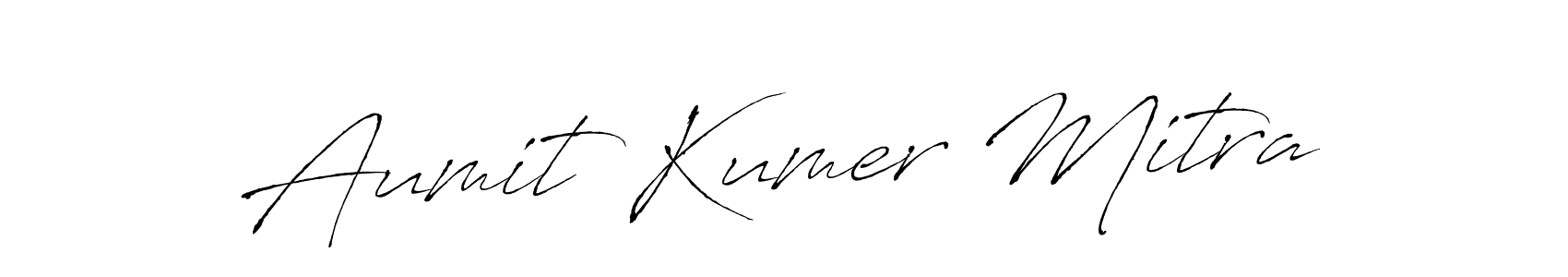 The best way (Antro_Vectra) to make a short signature is to pick only two or three words in your name. The name Aumit Kumer Mitra include a total of six letters. For converting this name. Aumit Kumer Mitra signature style 6 images and pictures png