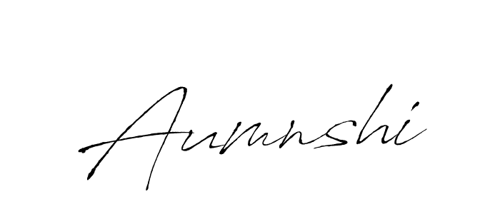 Similarly Antro_Vectra is the best handwritten signature design. Signature creator online .You can use it as an online autograph creator for name Aumnshi. Aumnshi signature style 6 images and pictures png
