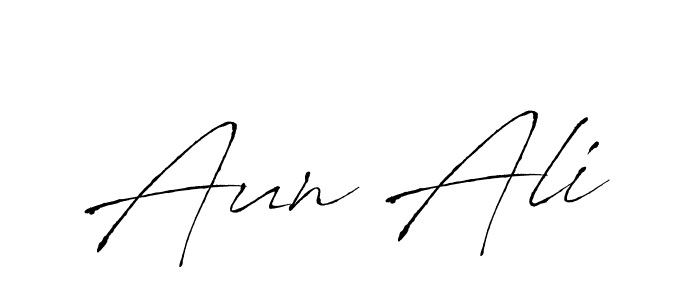 Use a signature maker to create a handwritten signature online. With this signature software, you can design (Antro_Vectra) your own signature for name Aun Ali. Aun Ali signature style 6 images and pictures png