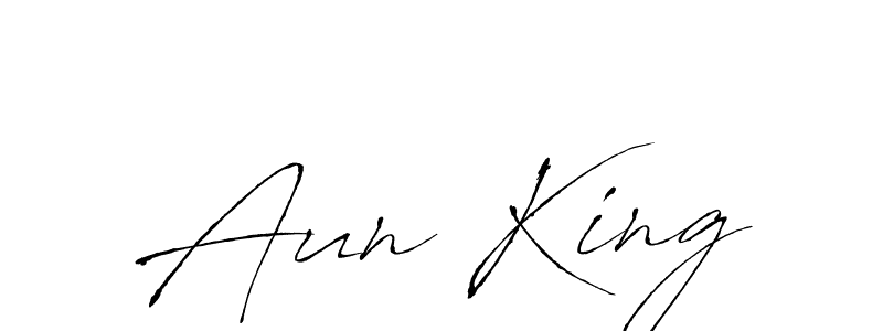 Once you've used our free online signature maker to create your best signature Antro_Vectra style, it's time to enjoy all of the benefits that Aun King name signing documents. Aun King signature style 6 images and pictures png