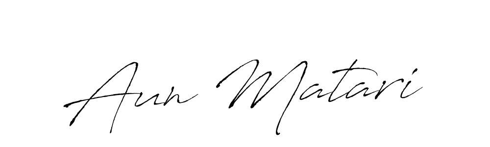 Once you've used our free online signature maker to create your best signature Antro_Vectra style, it's time to enjoy all of the benefits that Aun Matari name signing documents. Aun Matari signature style 6 images and pictures png