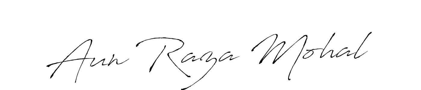 if you are searching for the best signature style for your name Aun Raza Mohal. so please give up your signature search. here we have designed multiple signature styles  using Antro_Vectra. Aun Raza Mohal signature style 6 images and pictures png