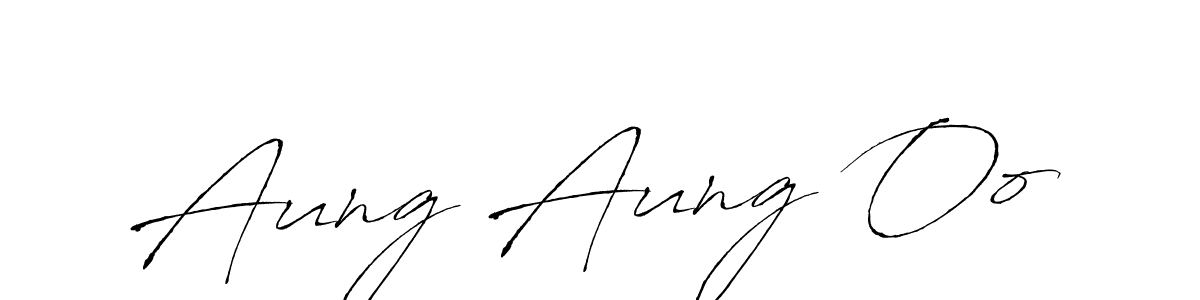 Antro_Vectra is a professional signature style that is perfect for those who want to add a touch of class to their signature. It is also a great choice for those who want to make their signature more unique. Get Aung Aung Oo name to fancy signature for free. Aung Aung Oo signature style 6 images and pictures png