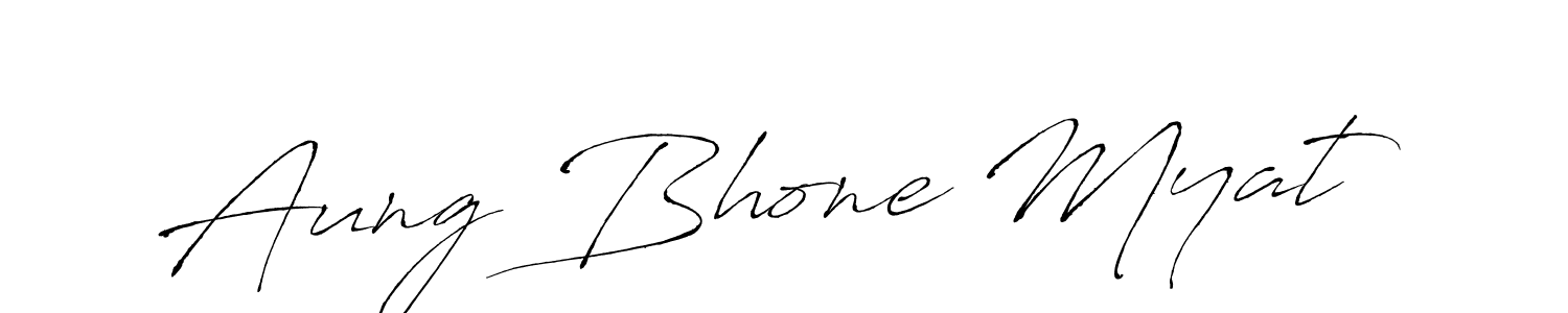 It looks lik you need a new signature style for name Aung Bhone Myat. Design unique handwritten (Antro_Vectra) signature with our free signature maker in just a few clicks. Aung Bhone Myat signature style 6 images and pictures png