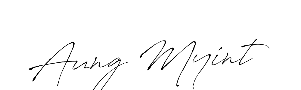 Also You can easily find your signature by using the search form. We will create Aung Myint name handwritten signature images for you free of cost using Antro_Vectra sign style. Aung Myint signature style 6 images and pictures png