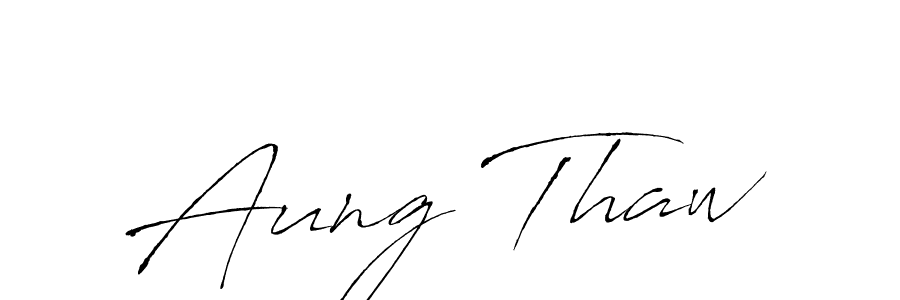 Make a beautiful signature design for name Aung Thaw. Use this online signature maker to create a handwritten signature for free. Aung Thaw signature style 6 images and pictures png