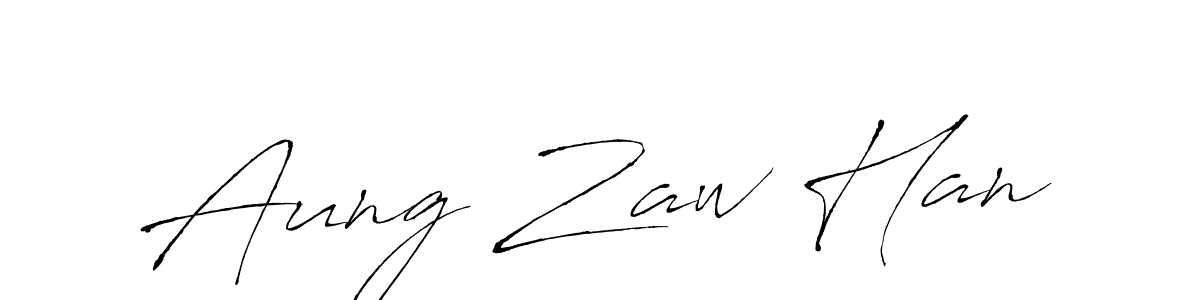 Also we have Aung Zaw Han name is the best signature style. Create professional handwritten signature collection using Antro_Vectra autograph style. Aung Zaw Han signature style 6 images and pictures png