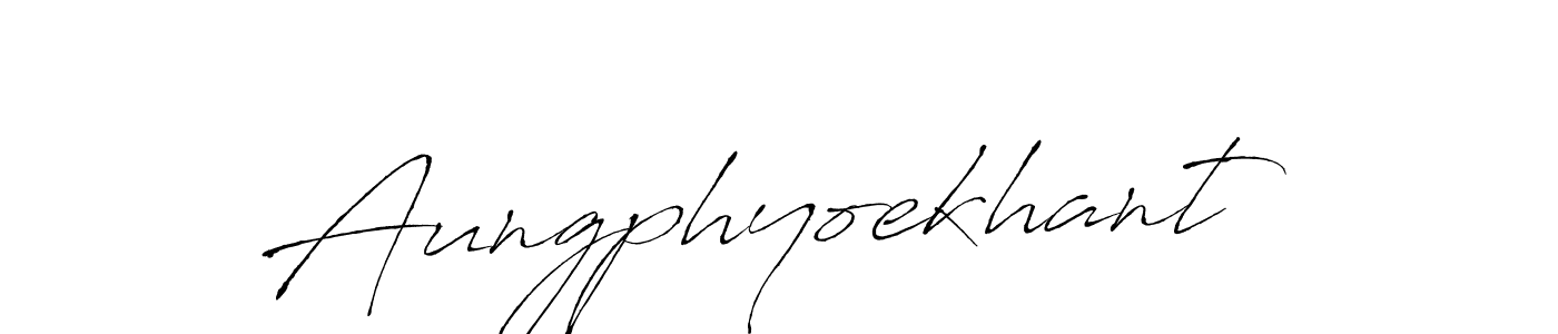 How to Draw Aungphyoekhant signature style? Antro_Vectra is a latest design signature styles for name Aungphyoekhant. Aungphyoekhant signature style 6 images and pictures png