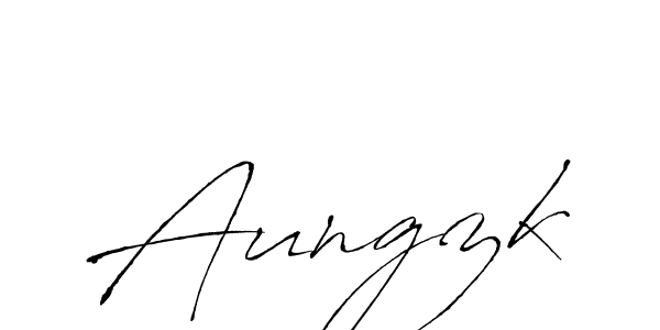 Once you've used our free online signature maker to create your best signature Antro_Vectra style, it's time to enjoy all of the benefits that Aungzk name signing documents. Aungzk signature style 6 images and pictures png