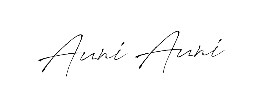 Similarly Antro_Vectra is the best handwritten signature design. Signature creator online .You can use it as an online autograph creator for name Auni Auni. Auni Auni signature style 6 images and pictures png