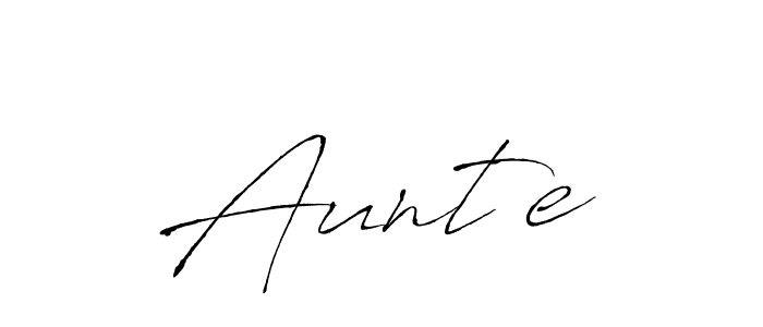 Auntİe stylish signature style. Best Handwritten Sign (Antro_Vectra) for my name. Handwritten Signature Collection Ideas for my name Auntİe. Auntİe signature style 6 images and pictures png