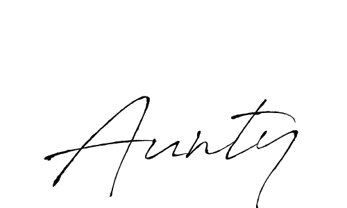 How to make Aunty signature? Antro_Vectra is a professional autograph style. Create handwritten signature for Aunty name. Aunty signature style 6 images and pictures png