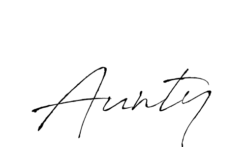 How to make Aunty signature? Antro_Vectra is a professional autograph style. Create handwritten signature for Aunty name. Aunty signature style 6 images and pictures png