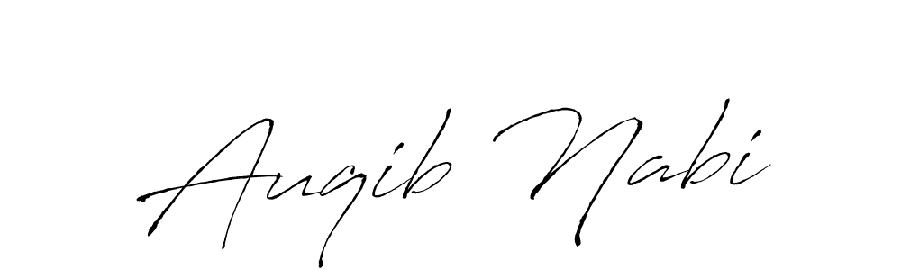 Create a beautiful signature design for name Auqib Nabi. With this signature (Antro_Vectra) fonts, you can make a handwritten signature for free. Auqib Nabi signature style 6 images and pictures png