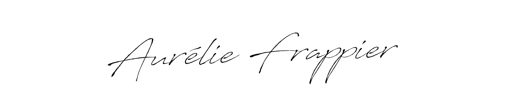 Create a beautiful signature design for name Aurélie Frappier. With this signature (Antro_Vectra) fonts, you can make a handwritten signature for free. Aurélie Frappier signature style 6 images and pictures png