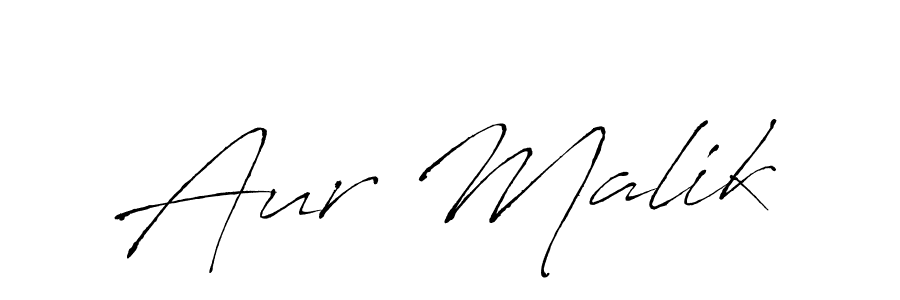 How to make Aur Malik signature? Antro_Vectra is a professional autograph style. Create handwritten signature for Aur Malik name. Aur Malik signature style 6 images and pictures png