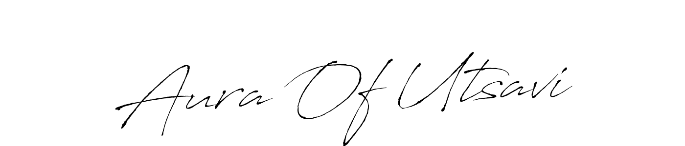 Use a signature maker to create a handwritten signature online. With this signature software, you can design (Antro_Vectra) your own signature for name Aura Of Utsavi. Aura Of Utsavi signature style 6 images and pictures png