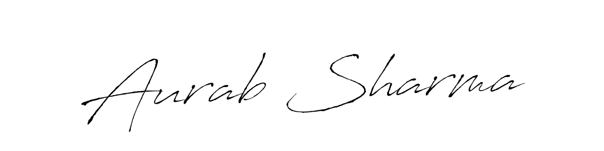Similarly Antro_Vectra is the best handwritten signature design. Signature creator online .You can use it as an online autograph creator for name Aurab Sharma. Aurab Sharma signature style 6 images and pictures png