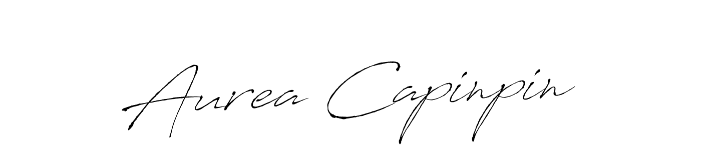 Make a beautiful signature design for name Aurea Capinpin. Use this online signature maker to create a handwritten signature for free. Aurea Capinpin signature style 6 images and pictures png