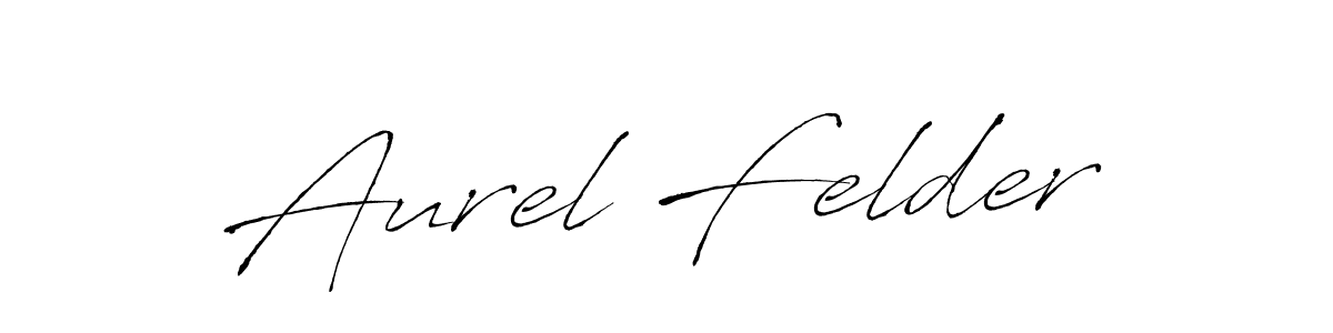 Design your own signature with our free online signature maker. With this signature software, you can create a handwritten (Antro_Vectra) signature for name Aurel Felder. Aurel Felder signature style 6 images and pictures png