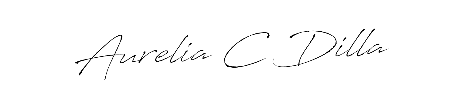 Make a beautiful signature design for name Aurelia C Dilla. With this signature (Antro_Vectra) style, you can create a handwritten signature for free. Aurelia C Dilla signature style 6 images and pictures png