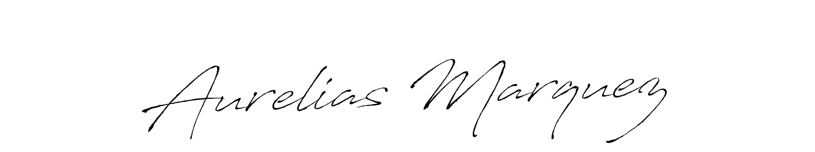 How to make Aurelias Marquez name signature. Use Antro_Vectra style for creating short signs online. This is the latest handwritten sign. Aurelias Marquez signature style 6 images and pictures png