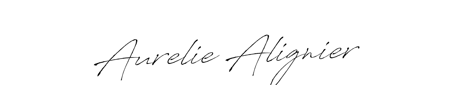 Also we have Aurelie Alignier name is the best signature style. Create professional handwritten signature collection using Antro_Vectra autograph style. Aurelie Alignier signature style 6 images and pictures png