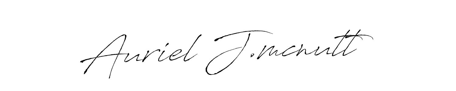 Make a beautiful signature design for name Auriel J.mcnutt. Use this online signature maker to create a handwritten signature for free. Auriel J.mcnutt signature style 6 images and pictures png