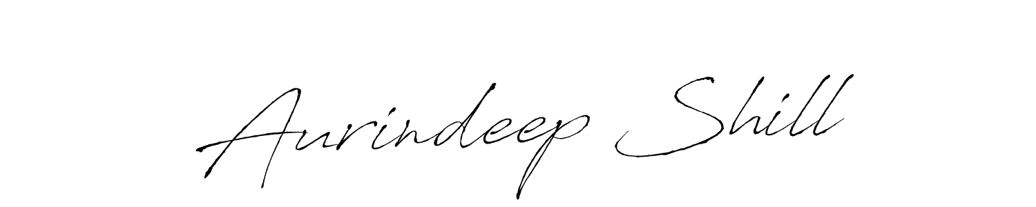 Design your own signature with our free online signature maker. With this signature software, you can create a handwritten (Antro_Vectra) signature for name Aurindeep Shill. Aurindeep Shill signature style 6 images and pictures png