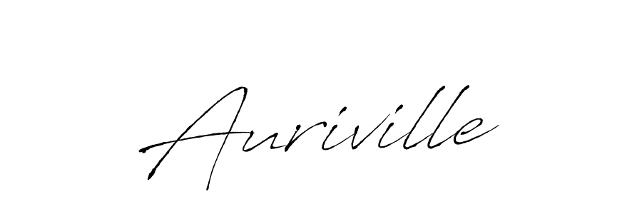 Also we have Auriville name is the best signature style. Create professional handwritten signature collection using Antro_Vectra autograph style. Auriville signature style 6 images and pictures png