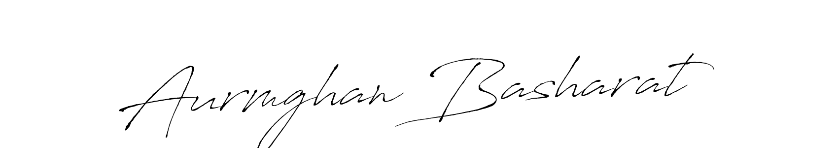 Also we have Aurmghan Basharat name is the best signature style. Create professional handwritten signature collection using Antro_Vectra autograph style. Aurmghan Basharat signature style 6 images and pictures png