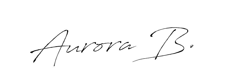 Make a beautiful signature design for name Aurora B.. Use this online signature maker to create a handwritten signature for free. Aurora B. signature style 6 images and pictures png