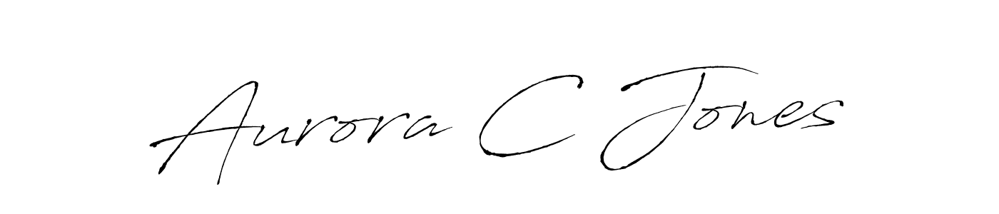 You should practise on your own different ways (Antro_Vectra) to write your name (Aurora C Jones) in signature. don't let someone else do it for you. Aurora C Jones signature style 6 images and pictures png