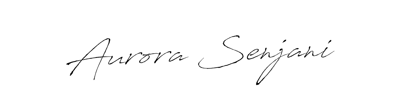 Antro_Vectra is a professional signature style that is perfect for those who want to add a touch of class to their signature. It is also a great choice for those who want to make their signature more unique. Get Aurora Senjani name to fancy signature for free. Aurora Senjani signature style 6 images and pictures png