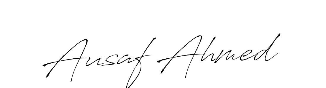 Antro_Vectra is a professional signature style that is perfect for those who want to add a touch of class to their signature. It is also a great choice for those who want to make their signature more unique. Get Ausaf Ahmed name to fancy signature for free. Ausaf Ahmed signature style 6 images and pictures png