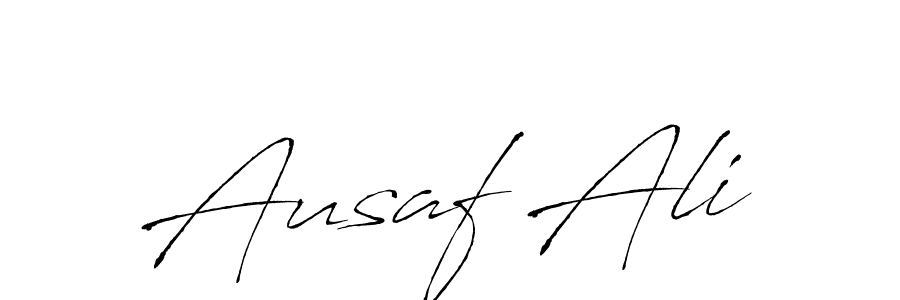 Create a beautiful signature design for name Ausaf Ali. With this signature (Antro_Vectra) fonts, you can make a handwritten signature for free. Ausaf Ali signature style 6 images and pictures png