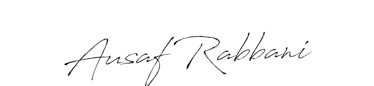 Create a beautiful signature design for name Ausaf Rabbani. With this signature (Antro_Vectra) fonts, you can make a handwritten signature for free. Ausaf Rabbani signature style 6 images and pictures png