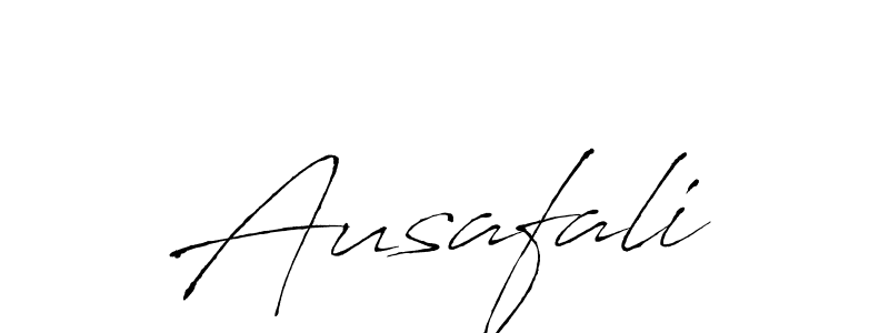 Design your own signature with our free online signature maker. With this signature software, you can create a handwritten (Antro_Vectra) signature for name Ausafali. Ausafali signature style 6 images and pictures png