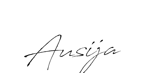 Also we have Ausija name is the best signature style. Create professional handwritten signature collection using Antro_Vectra autograph style. Ausija signature style 6 images and pictures png
