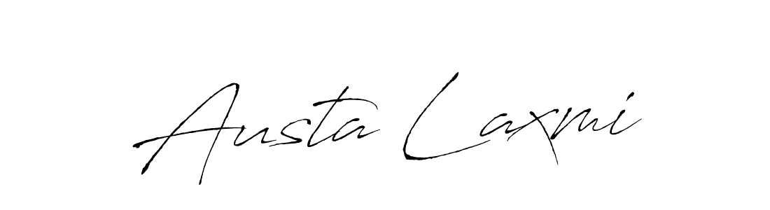 Use a signature maker to create a handwritten signature online. With this signature software, you can design (Antro_Vectra) your own signature for name Austa Laxmi. Austa Laxmi signature style 6 images and pictures png