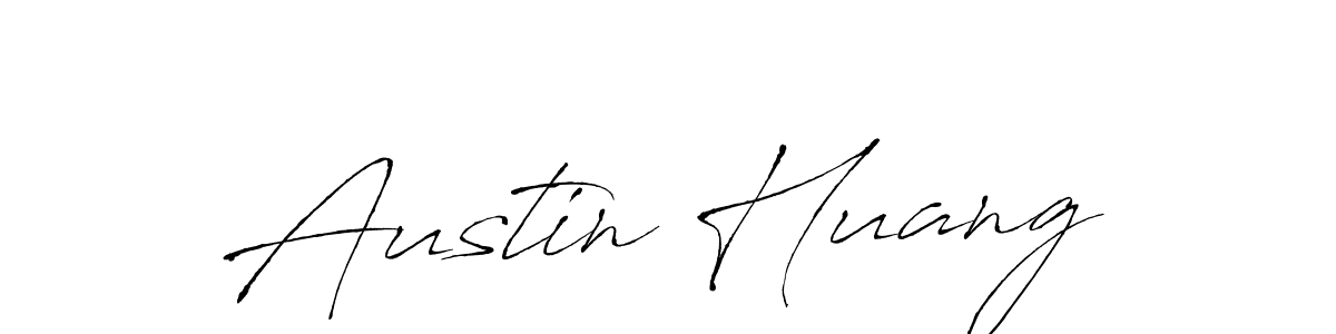 Make a beautiful signature design for name Austin Huang. With this signature (Antro_Vectra) style, you can create a handwritten signature for free. Austin Huang signature style 6 images and pictures png