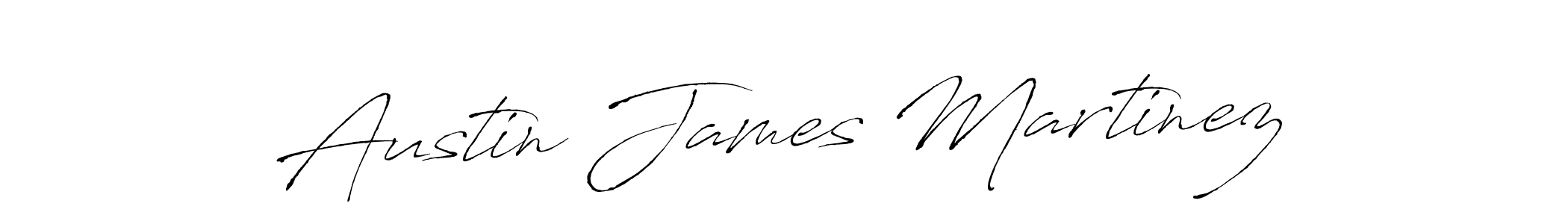 Create a beautiful signature design for name Austin James Martinez. With this signature (Antro_Vectra) fonts, you can make a handwritten signature for free. Austin James Martinez signature style 6 images and pictures png