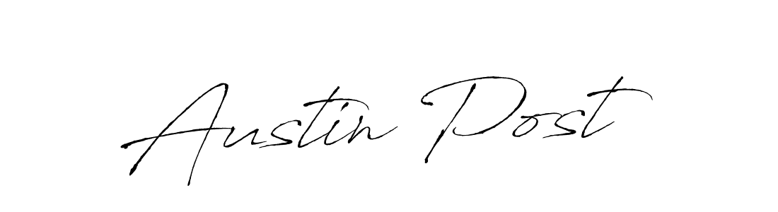 How to make Austin Post name signature. Use Antro_Vectra style for creating short signs online. This is the latest handwritten sign. Austin Post signature style 6 images and pictures png