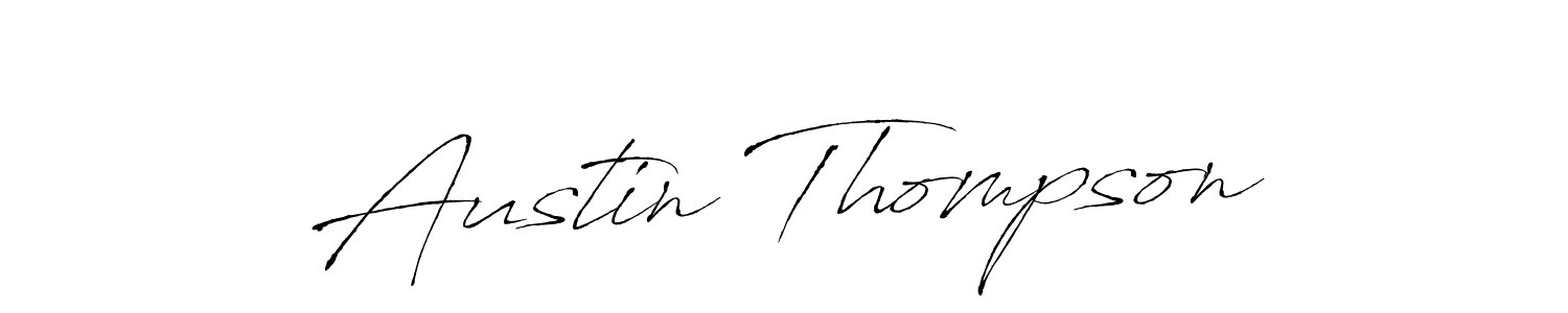 Design your own signature with our free online signature maker. With this signature software, you can create a handwritten (Antro_Vectra) signature for name Austin Thompson. Austin Thompson signature style 6 images and pictures png