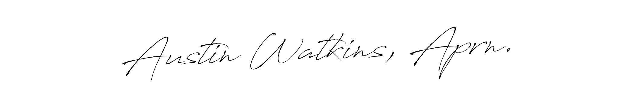 Make a beautiful signature design for name Austin Watkins, Aprn.. Use this online signature maker to create a handwritten signature for free. Austin Watkins, Aprn. signature style 6 images and pictures png