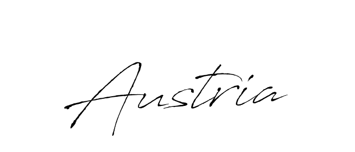 Create a beautiful signature design for name Austria. With this signature (Antro_Vectra) fonts, you can make a handwritten signature for free. Austria signature style 6 images and pictures png