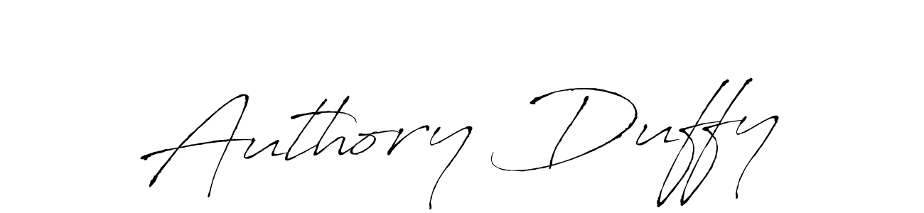 Authory Duffy stylish signature style. Best Handwritten Sign (Antro_Vectra) for my name. Handwritten Signature Collection Ideas for my name Authory Duffy. Authory Duffy signature style 6 images and pictures png