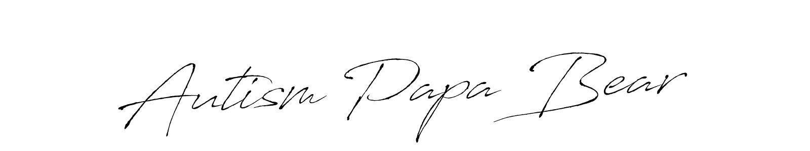 Make a beautiful signature design for name Autism Papa Bear. Use this online signature maker to create a handwritten signature for free. Autism Papa Bear signature style 6 images and pictures png