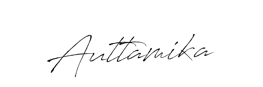 Antro_Vectra is a professional signature style that is perfect for those who want to add a touch of class to their signature. It is also a great choice for those who want to make their signature more unique. Get Auttamika name to fancy signature for free. Auttamika signature style 6 images and pictures png
